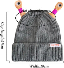 Load image into Gallery viewer, Honganda Funny Beanie Hat for Women, Glowing Monster Knitted Hat with Retractable Tentacles, Warm Winter Hat Gift for Adult