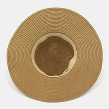 Load image into Gallery viewer, Sun Hat Womens Uv Protection Wide Brim Beach  Foldable Stylish Wild Brim Straw Hat