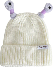 Load image into Gallery viewer, Honganda Funny Beanie Hat for Women, Glowing Monster Knitted Hat with Retractable Tentacles, Warm Winter Hat Gift for Adult