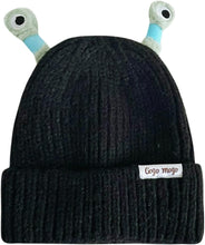 Load image into Gallery viewer, Honganda Funny Beanie Hat for Women, Glowing Monster Knitted Hat with Retractable Tentacles, Warm Winter Hat Gift for Adult