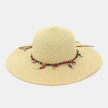 Load image into Gallery viewer, Sun Hat Womens Uv Protection Wide Brim Beach  Foldable Stylish Wild Brim Straw Hat