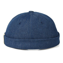 Load image into Gallery viewer, docker-cap-brimless-hat-retro-skullcap-beanie-peakless-cap-landlord-hat
