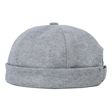 Load image into Gallery viewer, men-wool-brimless-hat-docker-cap-skullcap-retro-rolled-cuff-beanie