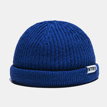 Load image into Gallery viewer, GegeenDomog Unisex Casual Patch Woolen Knitted Caps Skull Cap Dome Crimped Warm Elastic Cap Brimless Beanie