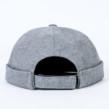 Load image into Gallery viewer, men-wool-brimless-hat-docker-cap-skullcap-retro-rolled-cuff-beanie