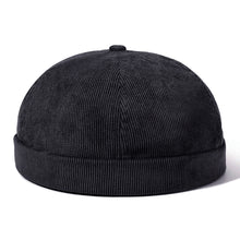 Load image into Gallery viewer, GegeenDomog Mens Womens Winter Corduroy Adjustable French Brimless Hats Fashion Skullcap Sailor Cap