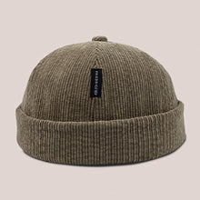Load image into Gallery viewer, Unisex CorduroyAutumn Winter Warm Adjustable Brimless Beanie