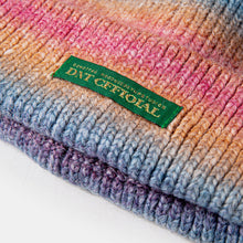 Load image into Gallery viewer, Unisex Knitted Tie-dye Gradient Color Letters Outdoor Warmth Dome Brimless Landlord Cap Docker Cap