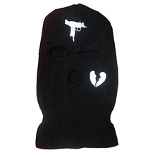 Load image into Gallery viewer, 3 Hole Uzi Balaclava Knitted Full Face Cover Ski Mask Winter Windproof Neck Warmer Thermal Cycling for Men Women
