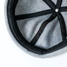 Load image into Gallery viewer, docker-cap-smile-embroidery-rolled-cuff-retro-skullcap-brimless-miki-hat-for-men-women