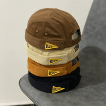 Load image into Gallery viewer, 4 Pack Docker Hat Brimless Hats Skullcap Beanie Hat Cap for Men Women Corduroy Retro Style Rolled Cuff Harbour Hat