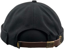 Load image into Gallery viewer, Men Hats Docker Cap Hats Beanie Sailor Cap Worker Hat Rolled Cuff Retro Brimless Hat with Adjustable