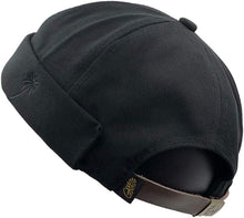 Load image into Gallery viewer, Men Hats Docker Cap Hats Beanie Sailor Cap Worker Hat Rolled Cuff Retro Brimless Hat with Adjustable