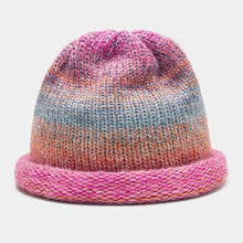 Load image into Gallery viewer, GegeenDomog Women Mixed Color Knitted Tie-dye Gradient Color Vintage Fashion Warmth Brimless Beanie Hat