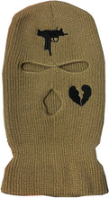 Load image into Gallery viewer, 3 Hole Uzi Balaclava Knitted Full Face Cover Ski Mask Winter Windproof Neck Warmer Thermal Cycling for Men Women