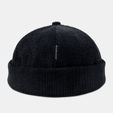 Load image into Gallery viewer, Unisex CorduroyAutumn Winter Warm Adjustable Brimless Beanie