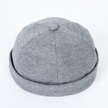 Load image into Gallery viewer, men-wool-brimless-hat-docker-cap-skullcap-retro-rolled-cuff-beanie