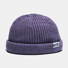 Load image into Gallery viewer, GegeenDomog Unisex Casual Patch Woolen Knitted Caps Skull Cap Dome Crimped Warm Elastic Cap Brimless Beanie