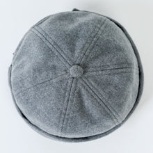 Load image into Gallery viewer, docker-cap-smile-embroidery-rolled-cuff-retro-skullcap-brimless-miki-hat-for-men-women