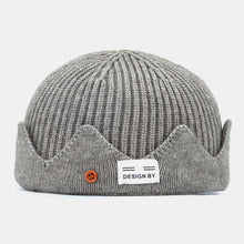 Load image into Gallery viewer, GEGEEN DOMOG Retro Classic Unisex Solid Colo rAutumn And Winter Woolen Keep Warm Brimless Skull Cap Knit Hat