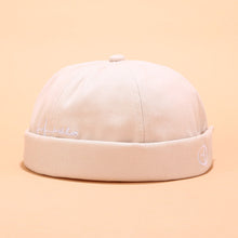 Load image into Gallery viewer, GEGEEN DOMOG Retro Classic Men's Landlord Hat Summer Street Trends Melon Cap Vintage Innocent Metal Standard Sailor Brimless Hats Docker Cap