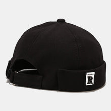 Load image into Gallery viewer, GEGEEN DOMOG Unisex Wide Brim Letter Label Patch Landlord Cap Brimless Beanie Docker Cap