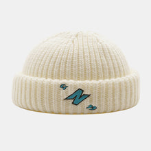 Load image into Gallery viewer, GegeenDomog Unisex N-Letter Pattern Knitted Caps Fashion Casual Adjustable Elastic Cap Skull Cap Brimless Beanie Landlord Cap