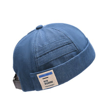 Load image into Gallery viewer, GegeenDomog Denim Docker Cap Street Style Brimless Hat Retro Skullcap Beanie Peakless Cap Landlord hat docker hat docker hat mens docker hat women docker hat brimless