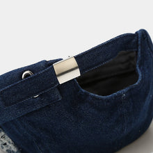 Load image into Gallery viewer, GegeenDomog Denim Docker Cap Manual Hollowing Brimless Hat Miki Hat for Men Women with Adjustable