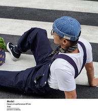 Load image into Gallery viewer, Denim-Brimless-Docker-Cap-Adjustable