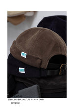 Load image into Gallery viewer, Docker-Hats-Retro-Brimless-Cap-Rolled-Cuff-Worker-Hat