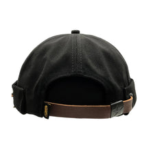Load image into Gallery viewer, Men Hats Docker Cap Hats Beanie Sailor Cap Worker Hat Rolled Cuff Retro Brimless Hat with Adjustable