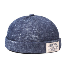 Load image into Gallery viewer, docker-cap-street-style-brimless-hat-retro-skullcap-beanie-peakless-cap-landlord-hat