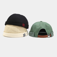 Lade das Bild in den Galerie-Viewer, rudder-embroidery-docker-cap-brimless-hat-skullcap-beanie-landlord-hat