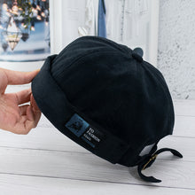 Load image into Gallery viewer, docker-cap-cow-pattern-brimless-hat-miki-hat-for-men-women-with-adjustable