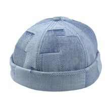 Load image into Gallery viewer, docker-cap-hip-hop-street-fashion-corduroy-brimless-hat-rolled-cuff-retro-worker-hat