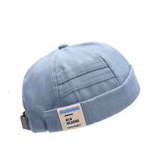 Load image into Gallery viewer, GegeenDomog Denim Docker Cap Street Style Brimless Hat Retro Skullcap Beanie Peakless Cap Landlord hat docker hat docker hat mens docker hat women docker hat brimless