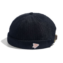 Load image into Gallery viewer, gegeen-domog-men-beanie-docker-cap-rolled-cuff-retro-skullcap-brimless-miki-hat