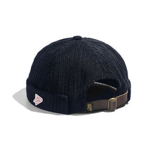 Load image into Gallery viewer, gegeen-domog-men-beanie-docker-cap-rolled-cuff-retro-skullcap-brimless-miki-hat