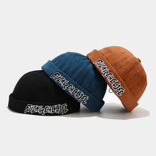 Load image into Gallery viewer, street-fashion-docker-cap-brimless-hats-beanie-retro-peakless-cap-miki-hat
