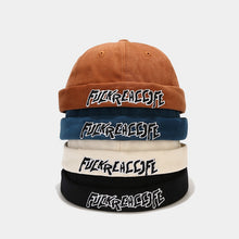 Load image into Gallery viewer, street-fashion-docker-cap-brimless-hats-beanie-retro-peakless-cap-miki-hat