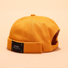 Load image into Gallery viewer, GEGEEN DOMOG Retro Classic Men's Landlord Hat Summer Street Trends Melon Cap Vintage Innocent Metal Standard Sailor Brimless Hats Docker Cap