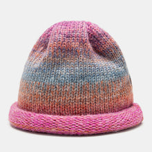 Load image into Gallery viewer, GegeenDomog Women Mixed Color Knitted Tie-dye Gradient Color Vintage Fashion Warmth Brimless Beanie Hat