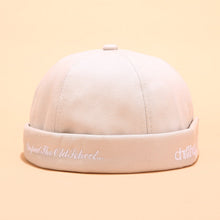 Load image into Gallery viewer, GEGEEN DOMOG Retro Classic Men's Landlord Hat Summer Street Trends Melon Cap Vintage Innocent Metal Standard Sailor Brimless Hats Docker Cap