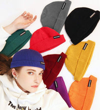 Load image into Gallery viewer, GegeenDomog Beanie Docker Cap Worker Hat Rolled Cuff Skullcap Retro Brimless Hat