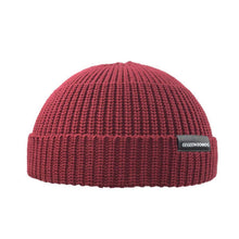 Load image into Gallery viewer, GegeenDomog Beanie Docker Cap Worker Hat Rolled Cuff Skullcap Retro Brimless Hat