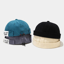 Load image into Gallery viewer, docker-cap-brimless-hat-street-fashion-skullcap-beanie-for-women-men