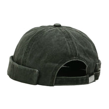 Load image into Gallery viewer, docker-cap-brimless-hat-rolled-cuff-retro-beanie-skullcap-miki-hat