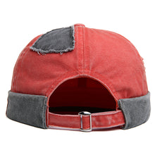 Load image into Gallery viewer, docker-cap-handmade-patch-brimless-hat-retro-skullcap-beanie-peakless-cap-landlord-hat