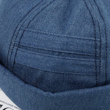 Load image into Gallery viewer, GegeenDomog Denim Docker Cap Street Style Brimless Hat Retro Skullcap Beanie Peakless Cap Landlord hat docker hat docker hat mens docker hat women docker hat brimless